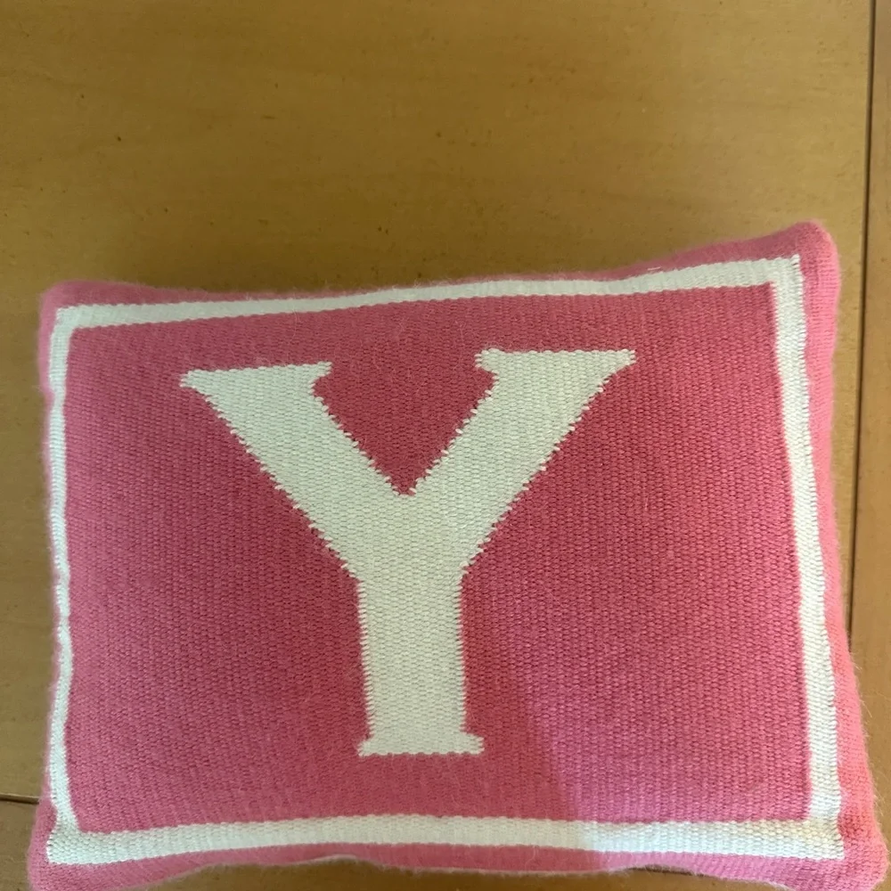 Jonathan Adler Letter Y Baby Pillow